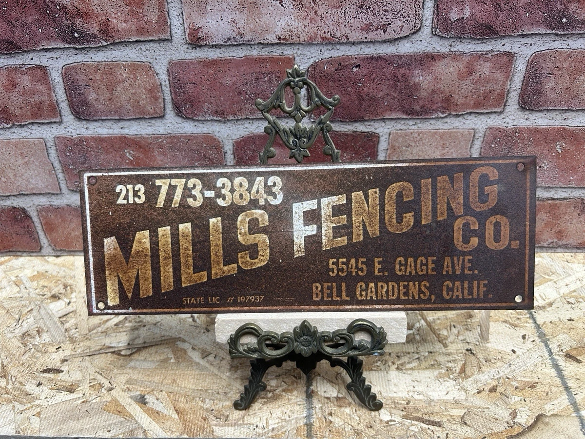 Vintage Fence Sign In Original Advertising Signs (1930-1969) for