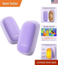 Electric Hand Warmers Rechargeable - 2 Pack Magnetic Pocket Heater Handwarmer...