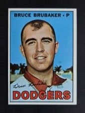 1967 Topps #276 Bruce Brubaker - Los Angeles Dodgers  EX-NM
