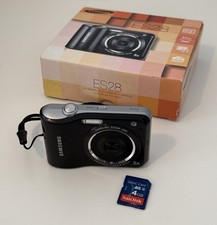 Samsung ES28 Black Compact Digital Camera 12MP 5x Optical Zoom Y2K - Tested