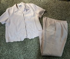 Alfred Dunner Pant Set Woman  s Size 12P/14