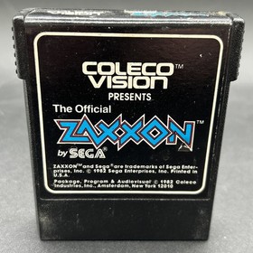 Zaxxon (Colecovision, 1982) By Coleco (Cartridge & Manual)  TESTED & WORKS!!