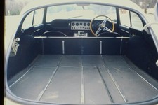 1960s Jaguar Xke E-type Coupe Hatchback Trunk Interior View 35mm Slide 1960s Jaguar Xke E-type Coupe Hatchback Trunk Interior View 35mm Slide