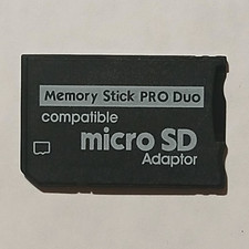 Memory Stick PRO Duo to microSD Card Adapter for Universal Compatibility