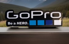 Gopro Action Camera Sticker Size 3.5x 1inchs Glossy Finish. Self Adhesive