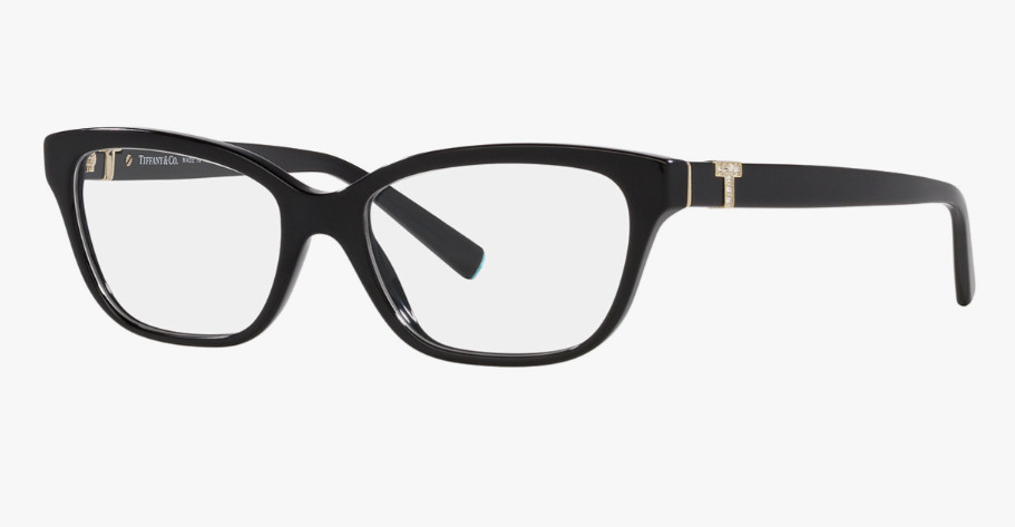 TIFFANY - Co TF2233B 8001 Black Demo Lens 52 mm Women's Eyeglasses