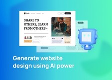 Custom AI WEBSITE DESIGN FOR PERSONAL / BUSINESS WITH 1 Year FREE WEBHOSTING