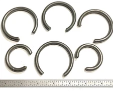 6 Mainspring Clamps for Clock Repair ~ 2 Sizes