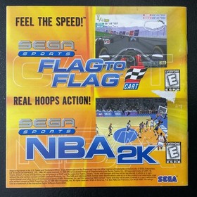NFL 2K SEGA Dreamcast Instruction Manual Only