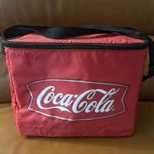 Coca Cola Red Insulated Cooler Bag Lunch Box with Strap ~ EUC