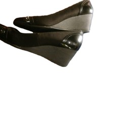 Anne Klein Sport Blackshoes Women's Size 9Medium .man Made