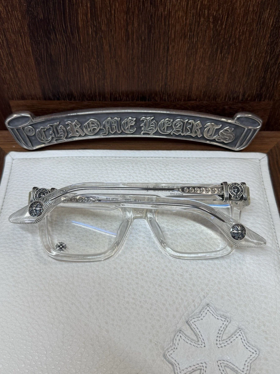 Chrome Hearts HALLLAMANASS Sunglasses Crystal/Silver | eBay