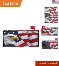 Patriotic Eagle American Flag Mailbox Covers Standard Size Memorial Independe...