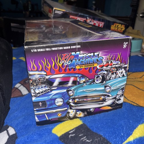 R/C Muscle Machines '69 Charger 27 MHz Steel Braided Fuel Lines 1:16 Orange - Picture 2 of 5