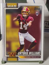 2026 Topps Flagship Football Antonio Williams #328 Rookie Card RC. rookie card picture