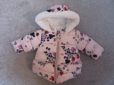 Ted Baker baby girls 3-6 months floral winter coat - Excellent condition