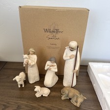 Willow Tree 26005 Sculpted Hand-Painted Nativity Figure Set - 6 Piece