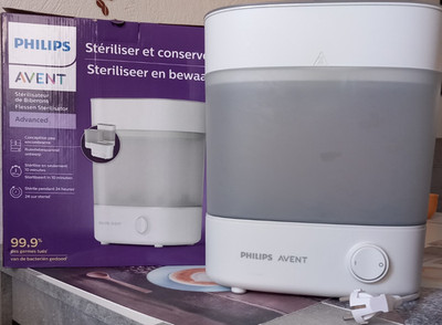 Philips AVENT elektrischer Babyflaschen-Sterilisator für bis zu 3 Fläschchen