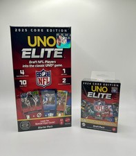 2025 UNO Elite NFL Starter Box + 2024 Draft Pack (56 Cards) Factory Sealed 