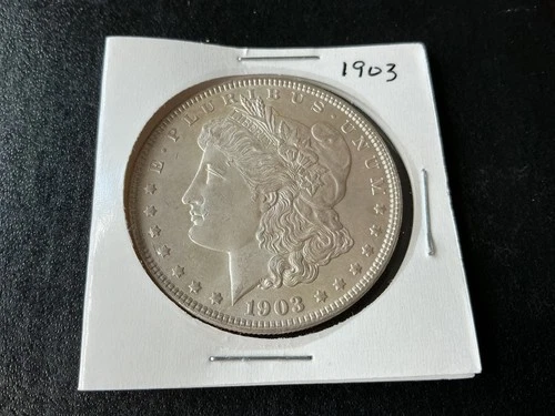 🔴🟡🟢 BEAUTIFUL 1903-P U.S. MORGAN SILVER DOLLAR COIN AU
