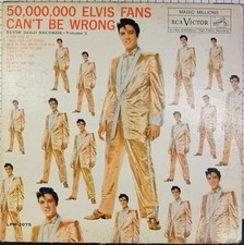 Elvis Presley 50 Million Fans Gold Records Vol 2 Vinyl LP Album RCA LPM-2075