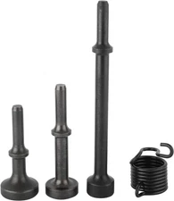 Smoothing Air Hammer Tool Kit Pneumatic Chisel Bits Accessories Clear 