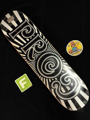 SUPER RARE Paul Rodriguez Trippy Foil Prod 7.5 Plan B Skateboard Deck Pro Model