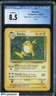 1999 Pokemon Base Set Unlimited #14 Raichu Holo CGC 8.5 NM-MT+