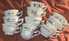  lot 10 Mini Tea Cups Travel Souvenir Mugs Porcelain Mugs Collector's states etc — photo 1