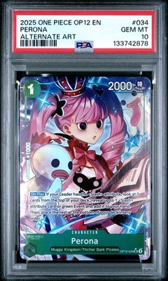 [PSA10]ペローナ OP12-034 Perona One Piece Op12-Legacy Of The Master 034 NM PSA 10 | eBay