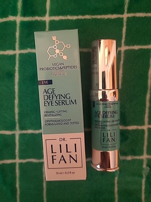 NEW IN BOX DR. LILI FAN Age Defying Eye Serum 0.5 fl oz/15ml WRINKLES PUFFINESS