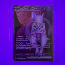 Team Rocket's Mewtwo ex 213/182 Sv10: Destined Rivals Holo