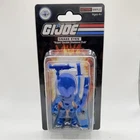 Loyal Subjects G.I.Joe Snake Eyes Clear Blue SDCC Exclusive Action Vinyls Figure