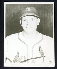 1954 HUNTERS WIENERS PROOF PHOTO COT DEAL CARDINALS GD-VG 467941