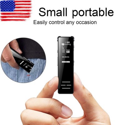 Voice Activated Mini Spy Digital Sound Audio Recorder Dictaphone MP3 Player *US
