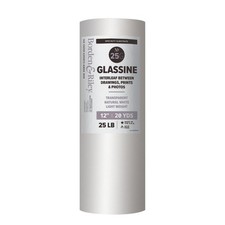#25G Glassine Paper Roll, 25 lb., 12" x 20 Yards per Roll, White, 1 Roll Each...