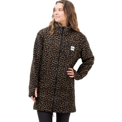 Eivy Versa Sherpa Coat / Fleece Jacke - Leopard