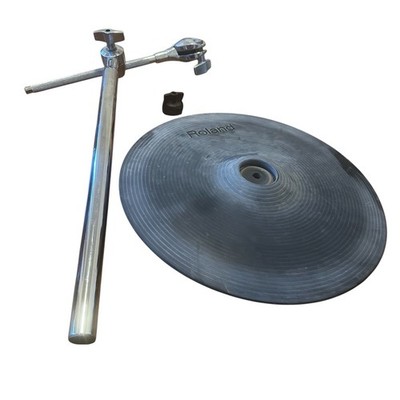 Roland V-Drum CY-12C 12-inch Crash Cymbal - Dual Triggers, Working Order, Japan