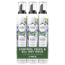 Herbal Essences Curl Boosting Mousse Frizz Control 6.8oz 3-Pack