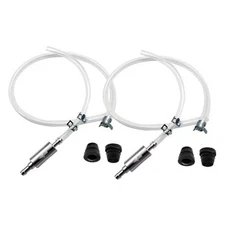 2 Sets Brake Bleeder Hose - One Way Check Valve Tube Bleeding Tool Kit for 
