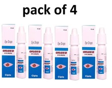  PACK OF 4  D eye drops used to treat bacterial eye infections  FREE SHIP