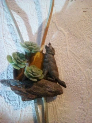 Attractive And Unique Bolo Tie For Him Or For Her . "Coyote Sunset" - Image 1 of 2