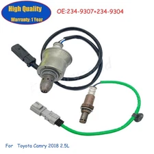 2Pcs Up&Downstream Oxygen O2 Sensor For Toyota Camry 2018 2.5L 234-9307 234-9304