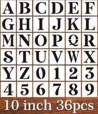 Letter Stencils for Painting On Wood,10inch Letters Alphabet 10inch