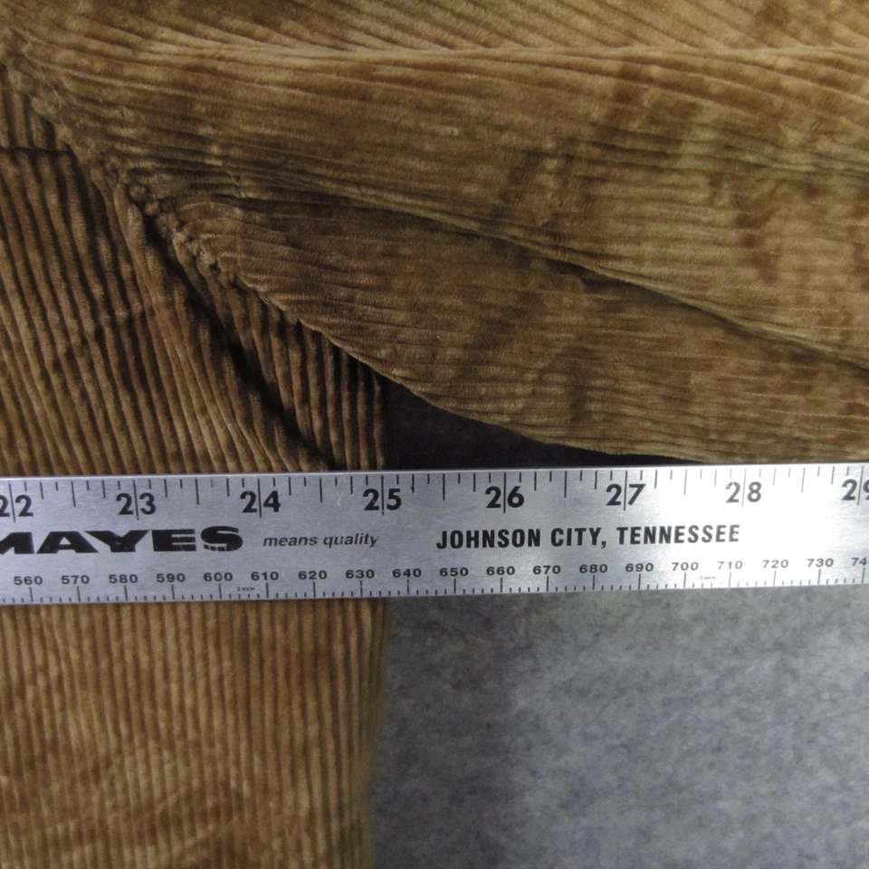 Vintage McGregor Coat Mens 46 Brown Corduroy Wide Wale Sherpa Lined Made USA 70s - Image 4 of 4