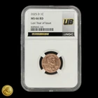 Photo of a 2025-D Lincoln Shield Cent from an eBay listing that sold on Jul 22, 2026