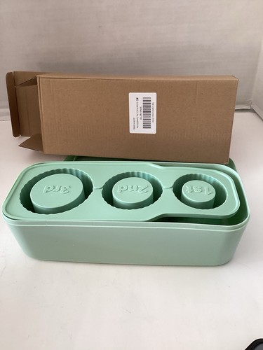 Stampo per Cubetti di Ghiaccio per Stanley Cup, 3 Pezzi Vassoio per Cubetti di Ghiaccio in Silicone con Coperchio e Pattumiera - Foto 2 di 2