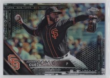2016 Topps Chrome Black Refractor Johnny Cueto #147 8k4