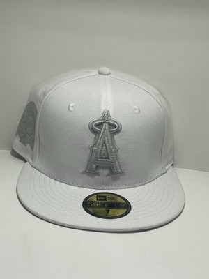 New Era Anaheim Angels White 59Fifty  Size 7 Angels Baseball 50 Aniversario G-5!