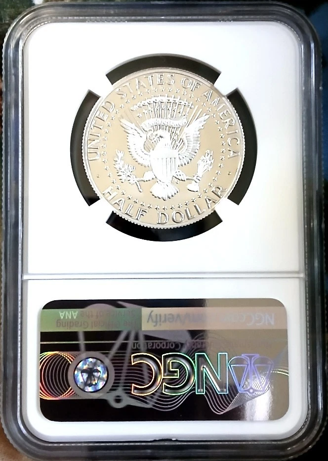2019 S Kennedy Half Dollar NGC Proof 70 Ultra Cameo First 999 Silver Half - FDOI - Image 2 of 2
